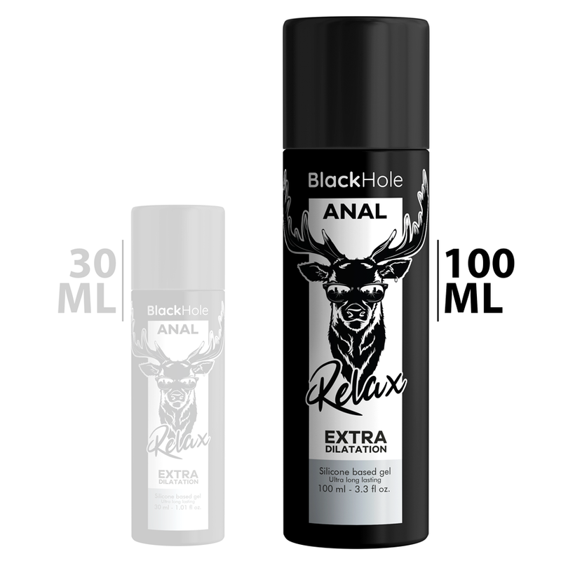BLACK HOLE – GEL TROU NOIR BASE SILICONE DILATATION ANALE 100 ML