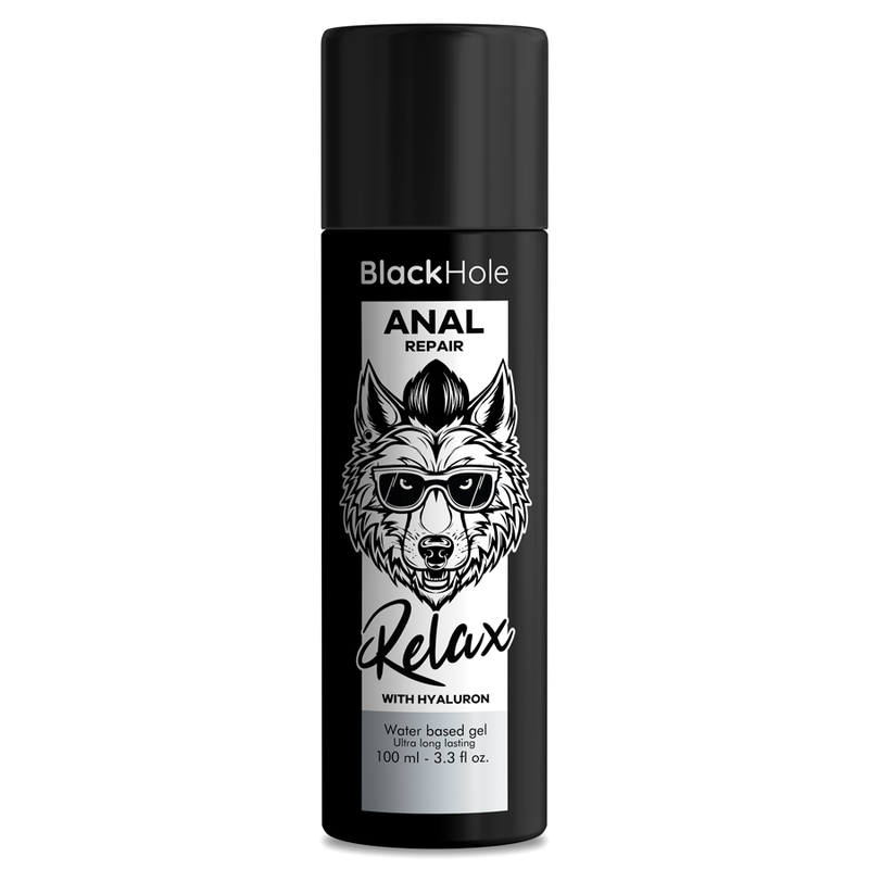 BLACK HOLE – RÉPARATION ANAL À BASE D »EAU RELAX AVEC HYALURON 100 ML