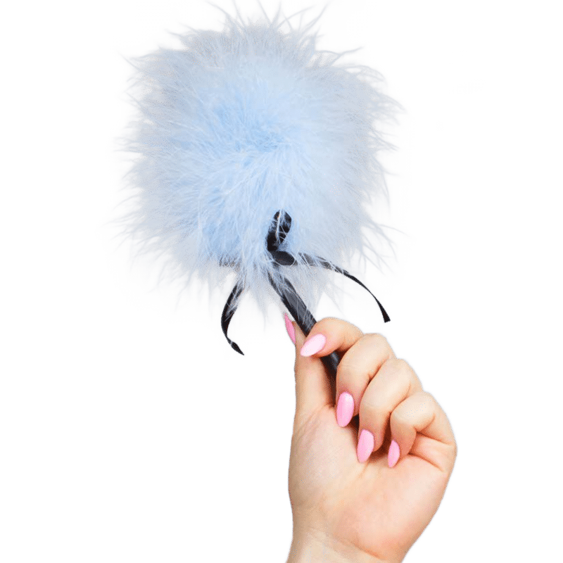 SECRETPLAY – DUSTER MARABOU BLEU CLAIR