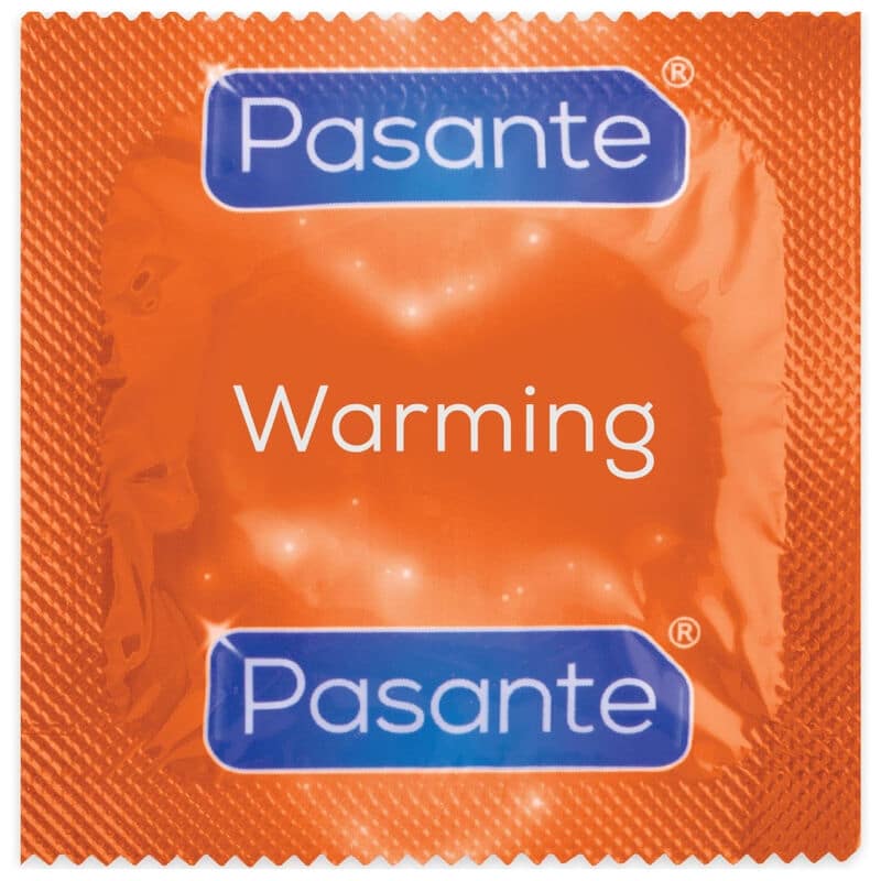PASANTE – PRÉSERVATIFS EFFET CHAUFFANT SAC 144 UNITÉS
