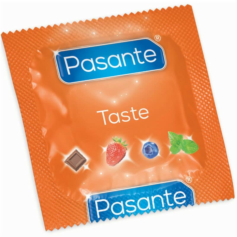 PASANTE – PRÉSERVATIFS SAVEUR CHOCOLAT TEMPTATION SAC 144 UNITÉS