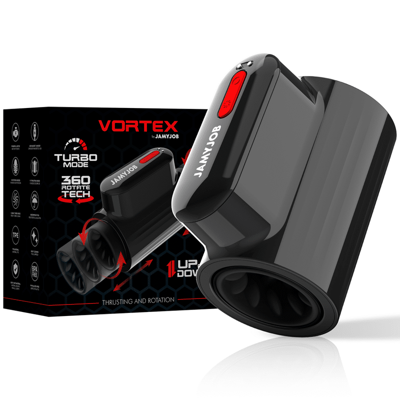 JAMYJOB – MASTURBATEUR  VORTEX ET ROTATION TECH TURBO MODE