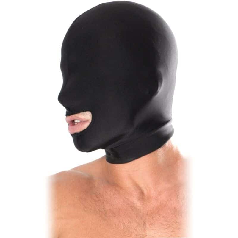FETISH FANTASY SERIES – CAPUCHON  BOUCHE OUVERTE NOIR