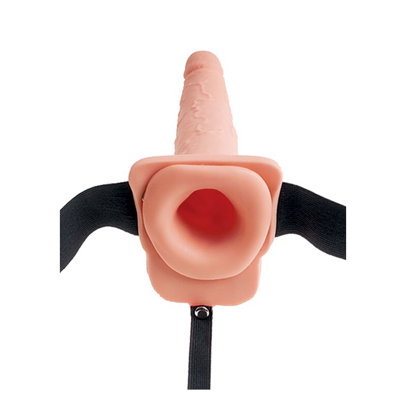 FETISH FANTASY SERIES – HARNAIS RÉGLABLE PÉNIS RÉALISTE AVEC BALLES ÉJACULANTES 19 CM