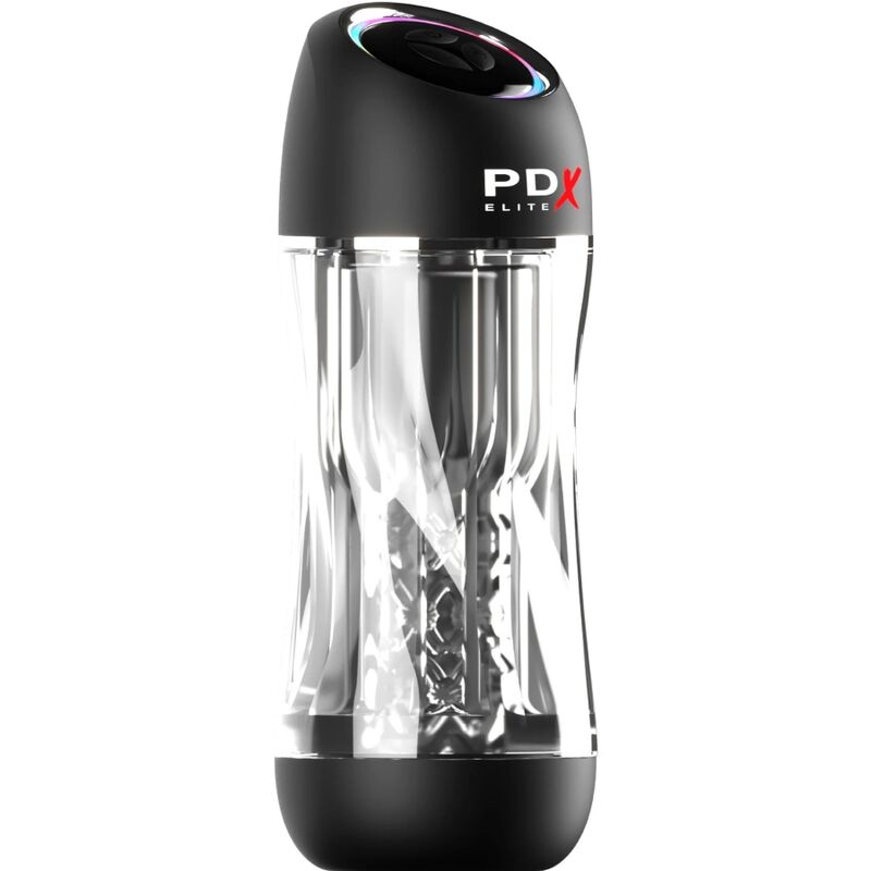 PDX ELITE – VIBRATEUR STROKER VIEWTUBE PRO TRANSPARENT