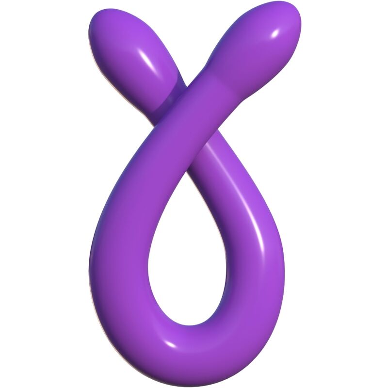 CLASSIX – GODE DOUBLE FLEXIBLE 43,7 CM VIOLET