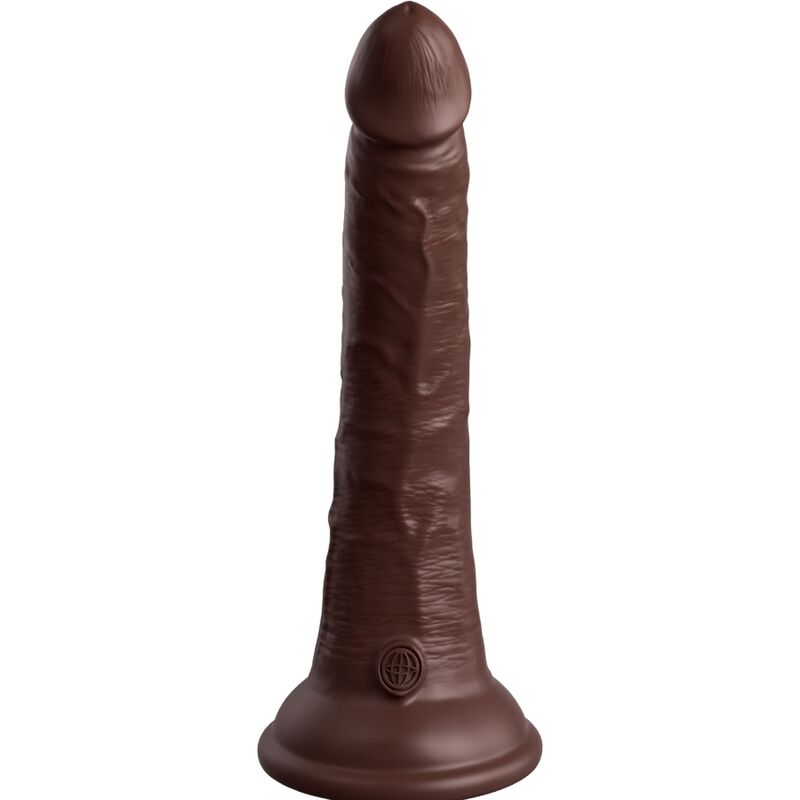KING COCK – ELITE GODE RÉALISTE EN SILICONE 17.8 CM MARRON