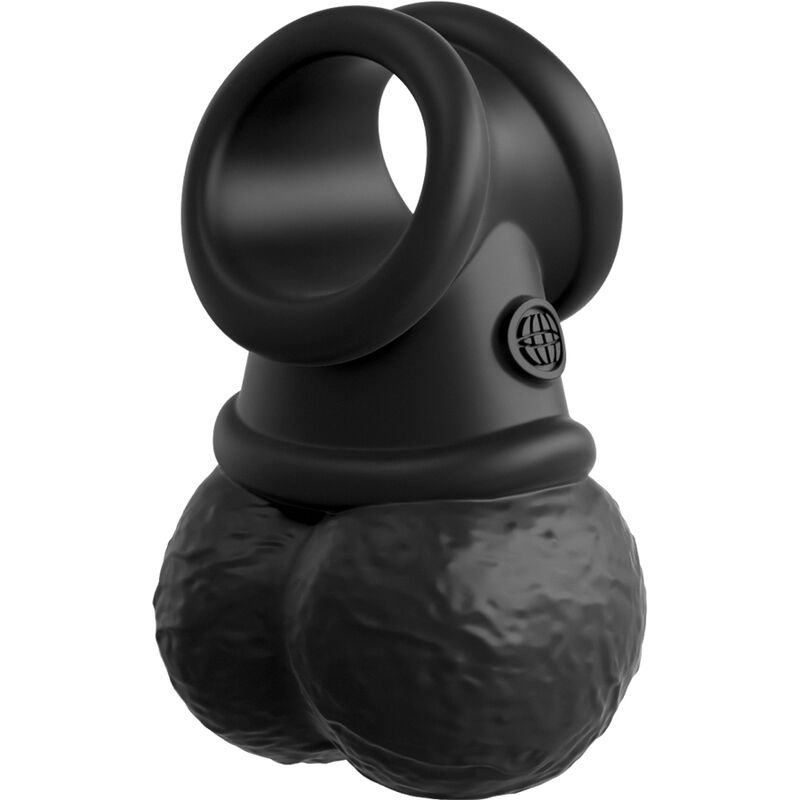 KING COCK – ELITE ANNEAU AVEC TESTICULE VIBRANT SILICONE