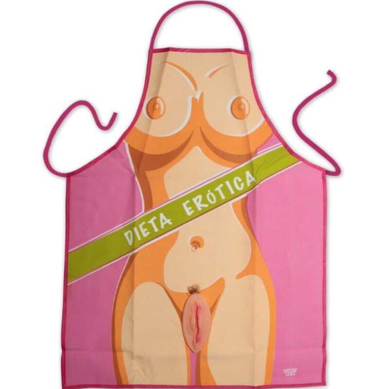 DIABLO PICANTE – TABLIER DE RÉGIME ÉROTIQUE POUR FEMME