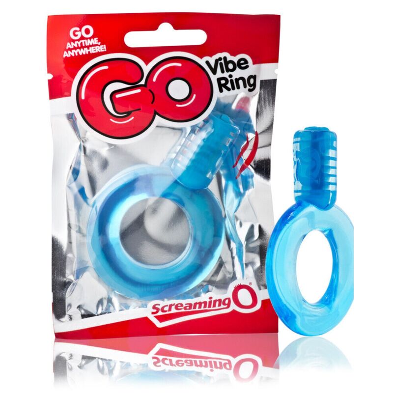 SCREAMING O – ANNEAU PÉNIEN VIBREUR GO BLEU