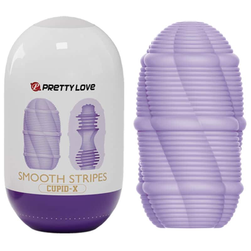 PRETTY LOVE – OEUF MASTURBATEUR CUPID  RAYURES LISSES