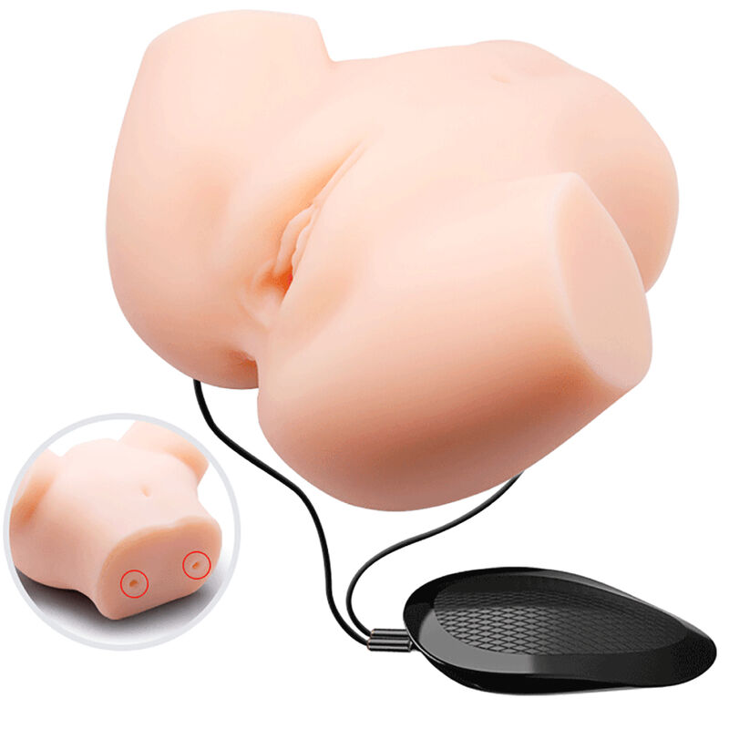 CRAZY BULL – VAGIN ET ANUS RÉALISTES DOUBLE VIBRATION