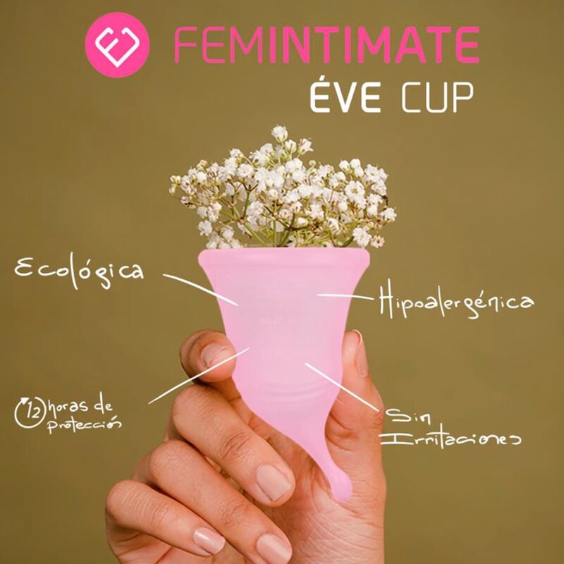 FEMINTIMATE – EVE NEW COUPE MENSTRUELLE EN SILICONE TAILLE M
