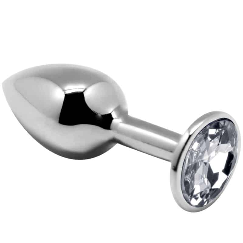 ALIVE – MINI PLUG DE PLAISIR ANAL MÉTAL BLANC TAILLE M