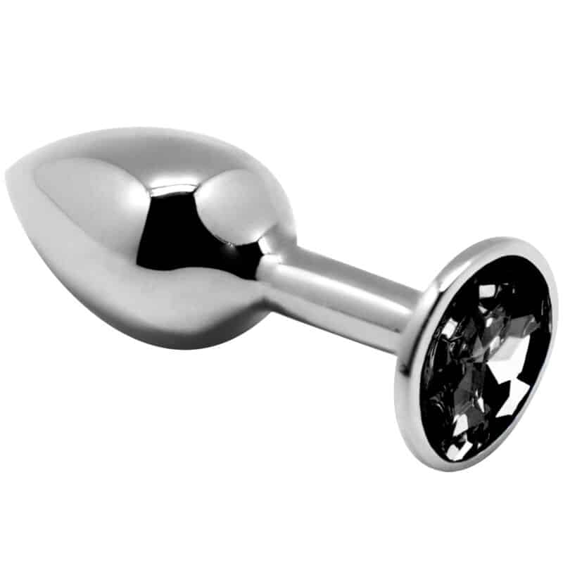 ALIVE – MINI PLUG DE PLAISIR ANAL MÉTAL NOIR TAILLE M