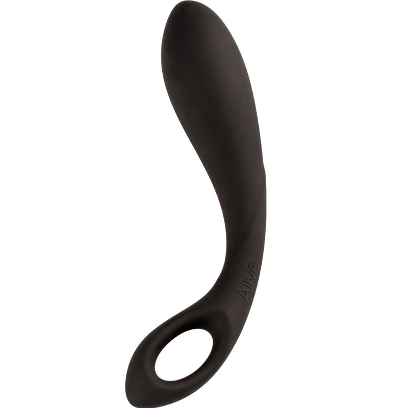 ALIVE – MASSEUR ANAL COEUR NOIR 15 CM