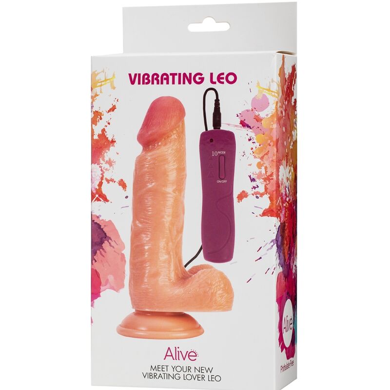 ALIVE – VIBRATEUR PÉNIS RÉALISTE LEO 17 CM