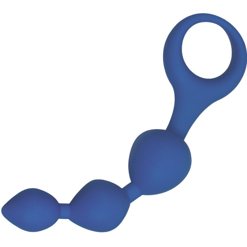 ALIVE – BALLES ANAL EN SILICONE BLEU TRIBALL 15 CM