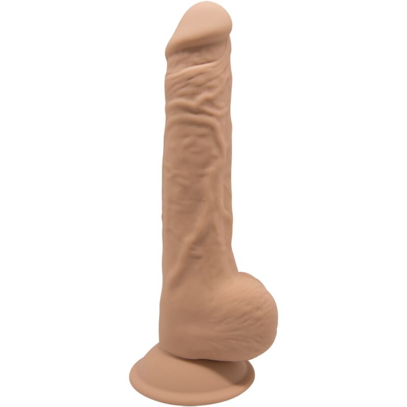 SILEXD – MODÈLE 1 PÉNIS RÉALISTE PREMIUM SILEXPAN SILICONE CARAMEL 24 CM