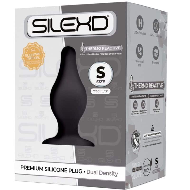 SILEXD – PLUG ANAL MODÈLE 2 PREMIUM SILEXPAN SILICONE PREMIUM THERMOREACTIF TAILLE S