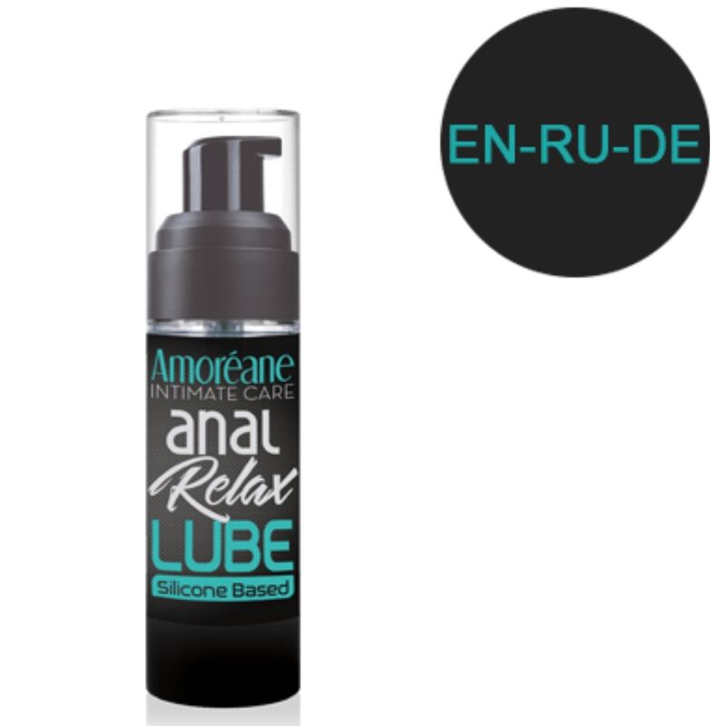 AMOREANE – LUBRIFIANT ANAL À BASE DE SILICONE 30 ML EN/RU/DE
