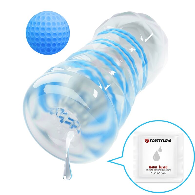 PRETTY LOVE – PETIT MASTURBATEUR  SPIRALES BLEUES