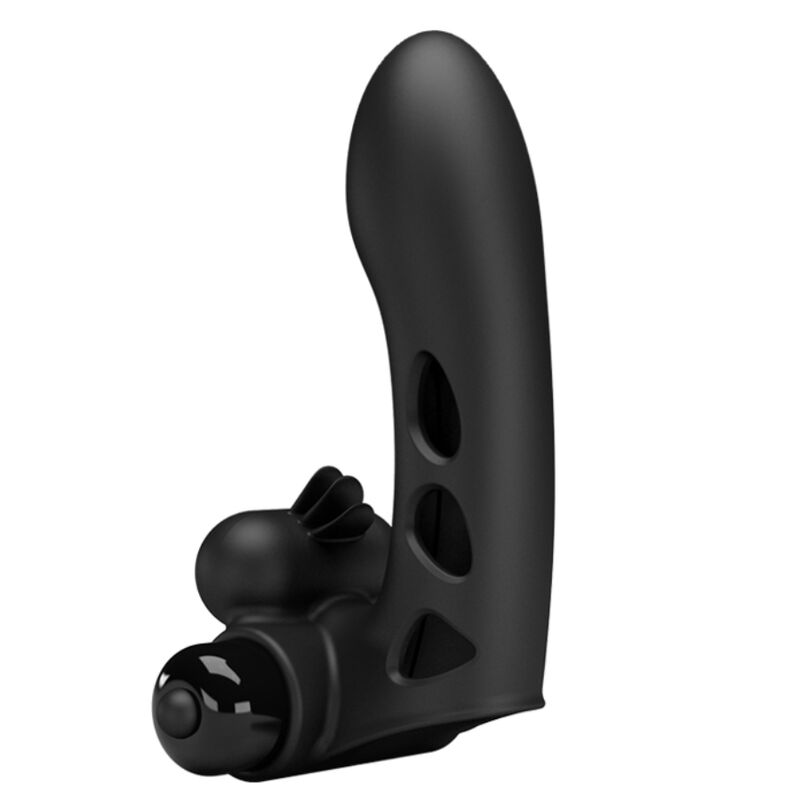 PRETTY LOVE – COUVERCLE DE DOIGT VIBRATEUR ORLANDO NOIR