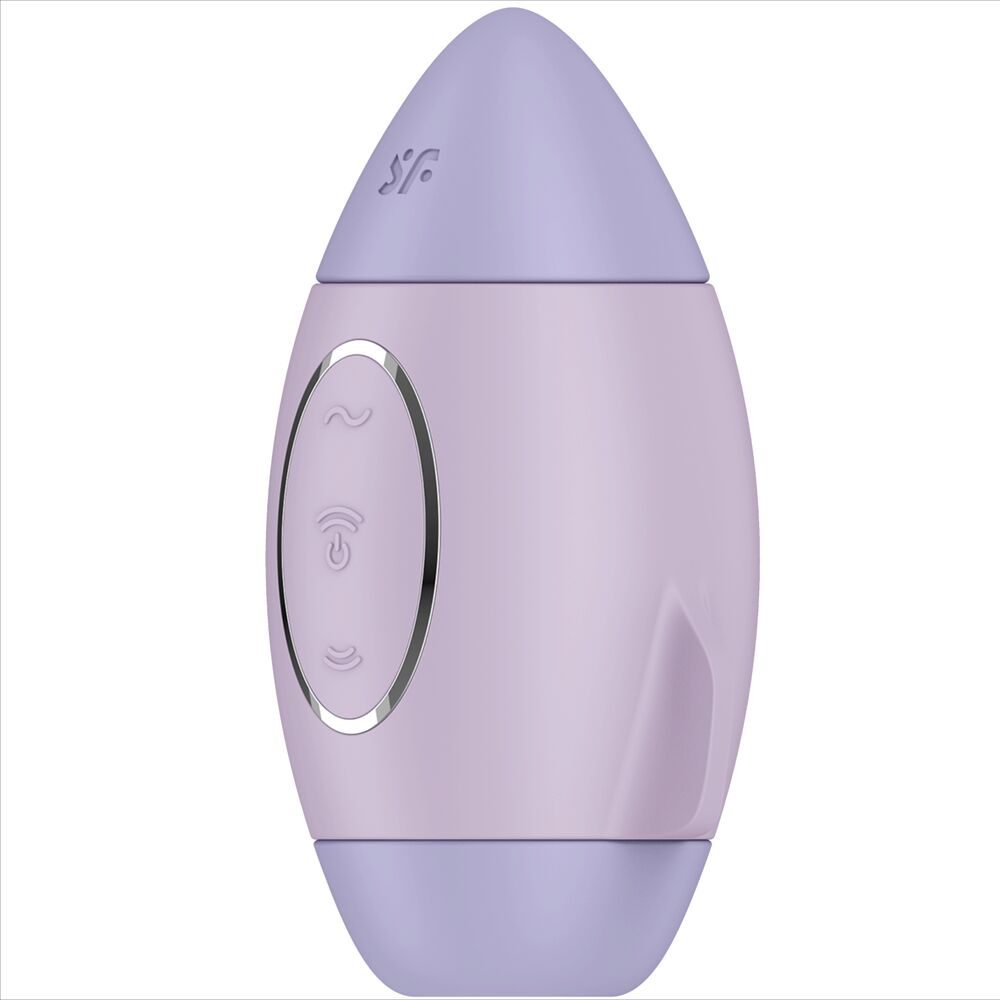 SATISFYER – MISSION CONTROL PETIT VIBRATEUR  DOUBLE IMPULSION LILAS