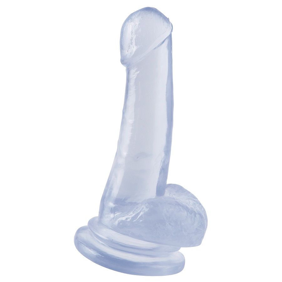 BASIX – GÉLATINE PÉNIS TRANSPARENT ASPIRATION 18 CM