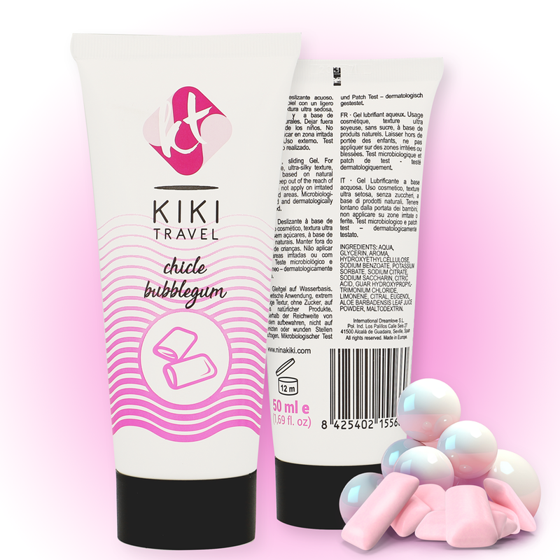 KIKÍ TRAVEL – LUBRIFIANT GOMME FRAISE 50 ML