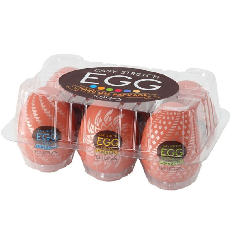 TENGA – OEUF MASTURBATEUR DUR PACK 6 UNITÉS