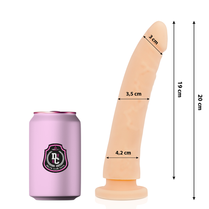 DELTA CLUB – TOYS GODE NATUREL MÉDICAL SILICONE 20 X 4 CM