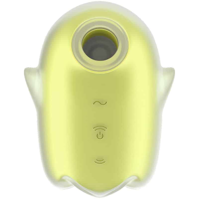 SATISFYER – GLOWING GHOST AIR PULSE  VIBRADOR AMARILLO
