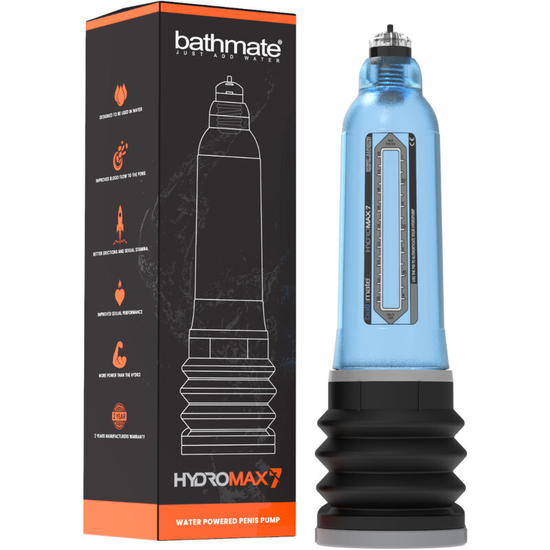 BATHMATE – HYDROMAX 7 POMPE DAUGMENTATION DE PÉNIS BLEU