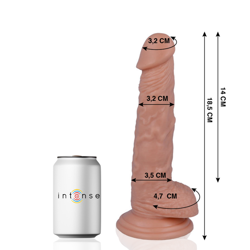 MR INTENSE – 13 PÉNIS RÉALISTE 18.5 CM -O- 3.2 CM