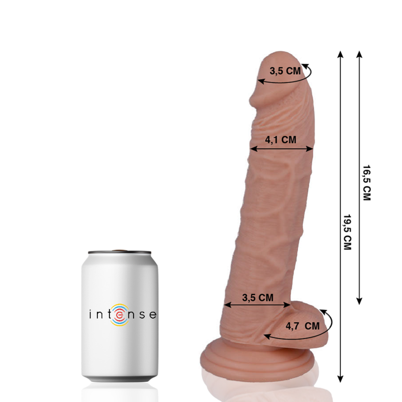 MR INTENSE – 15 PÉNIS RÉALISTE 19.5 CM -O- 4.1 CM