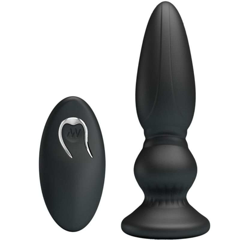 MR PLAY – PUISSANT VIBRATEUR TÉLÉCOMMANDE PLUG ANAL NOIR