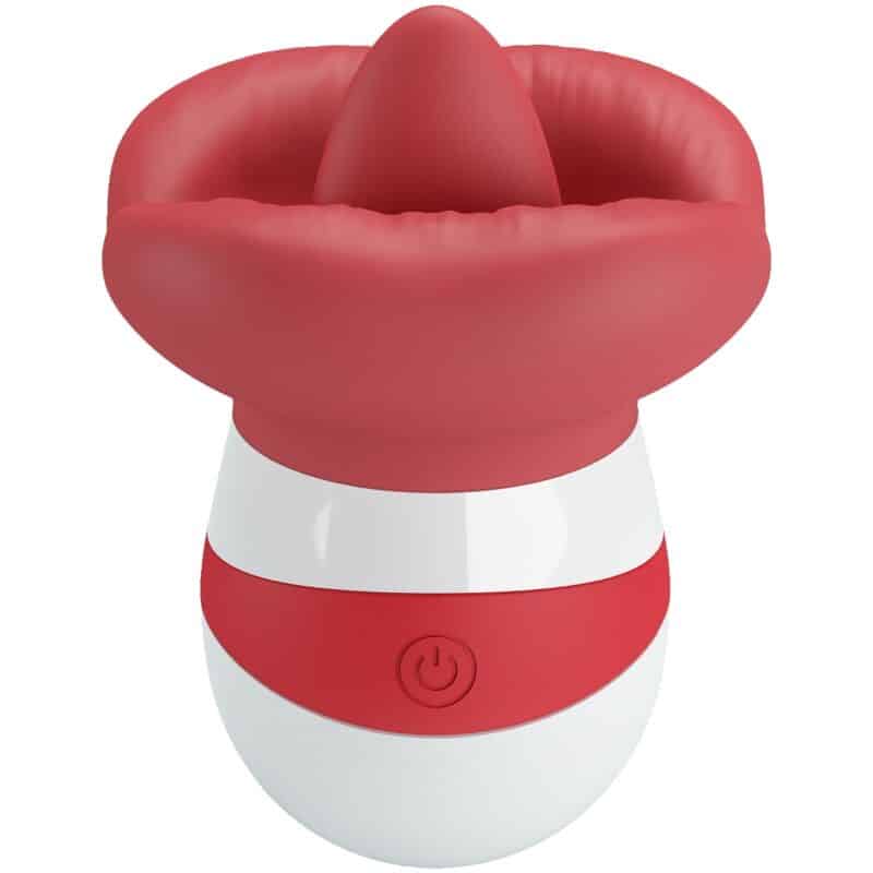PRETTY LOVE – STIMULATEUR DE LANGUE MINA ROUGE CLAIR
