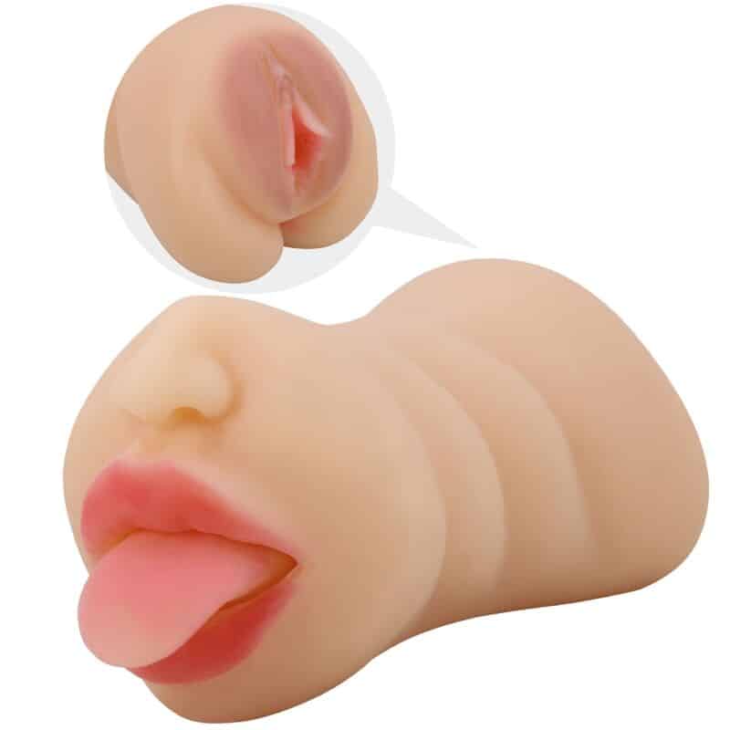 CRAZY BULL – MASTUBADOR EN FORME DE VAGIN SARAH DOUBLE ENTRÉE