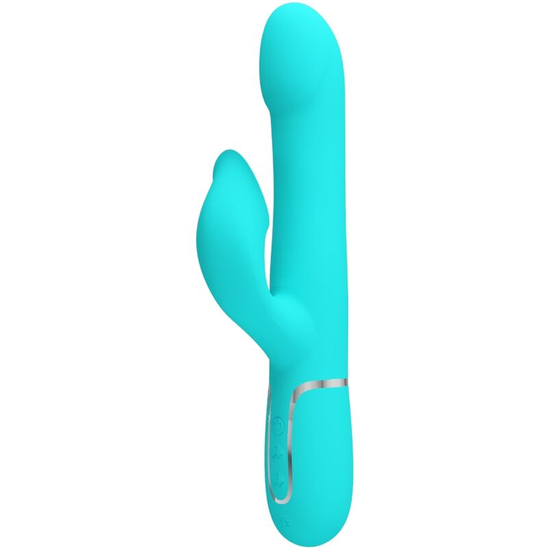 PRETTY LOVE – PERLES VIBRATEUR LAPIN VERT AQUA