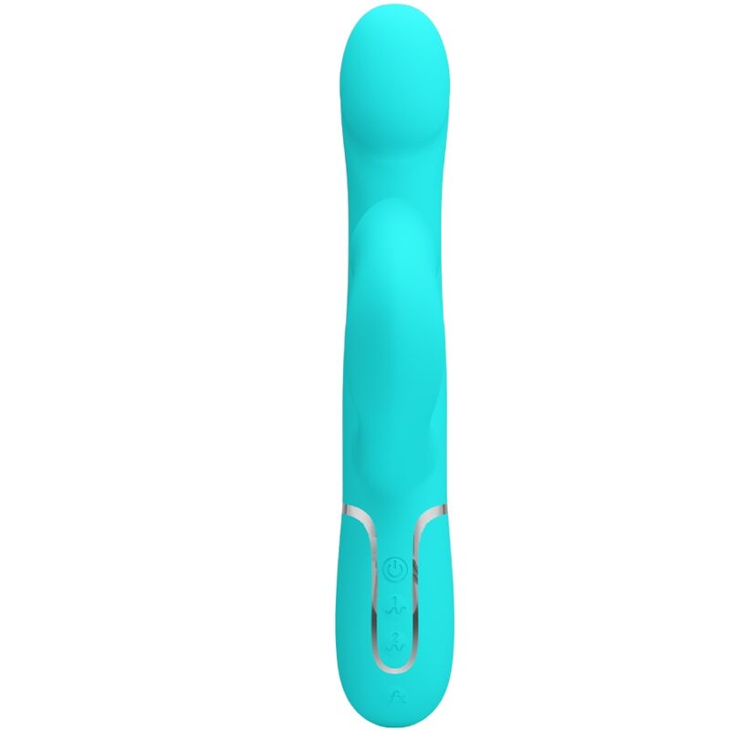 PRETTY LOVE – PERLES VIBRATEUR LAPIN VERT AQUA