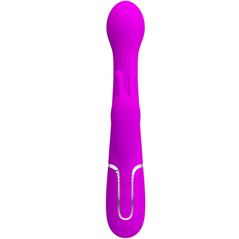 PRETTY LOVE – VIBRATEUR DEJON RABBIT 3 EN 1 MULTIFONCTION VIOLET