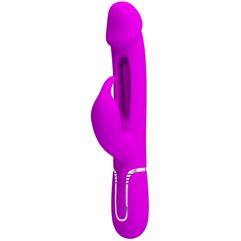 PRETTY LOVE – VIBRATEUR DEJON RABBIT 3 EN 1 MULTIFONCTION VERT AQUA