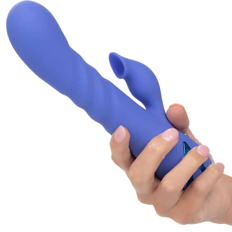 CALEXOTICS – VIBRATEUR  SUCKER LA LOVE BLEU PAR CALIFORNIA DREAMING