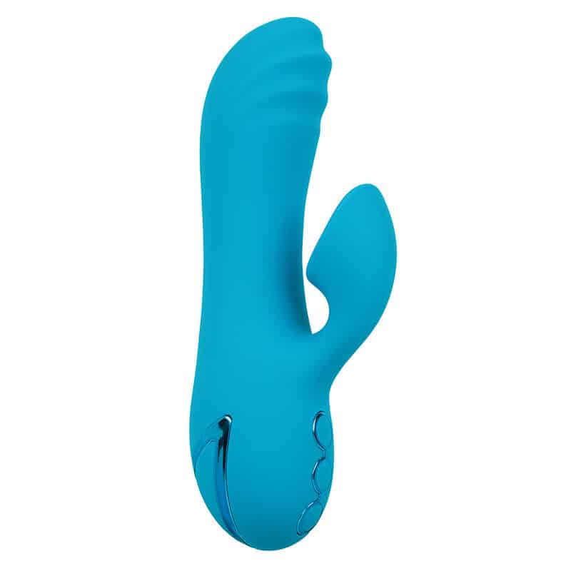 CALEXOTICS – SUNSET BEACH SEDUCER VIBRATEUR  STIMULATEUR 10 FONCTIONS BLEU