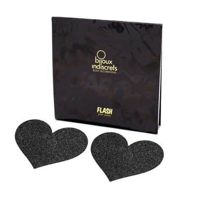 BIJOUX – INDISCRETS FLASH COEUR NOIR COUPES DE TAMELON