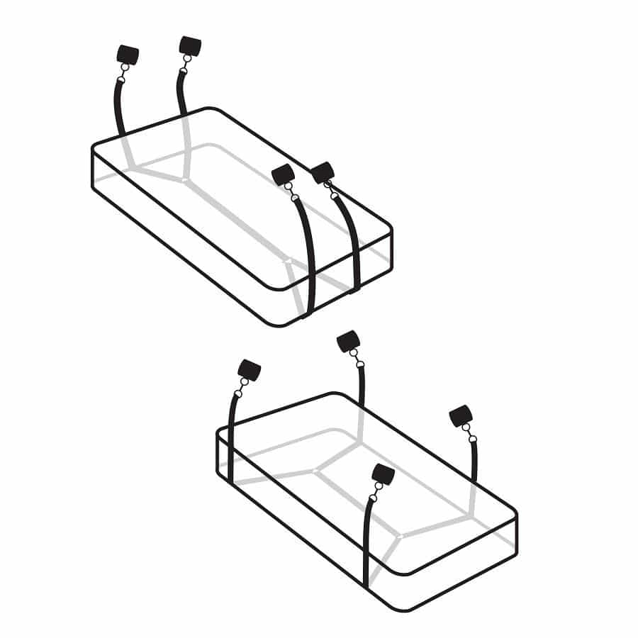 FETISH FANTASY LIMITED EDITION – RETENUES DE MATELAS WRAPAROUND