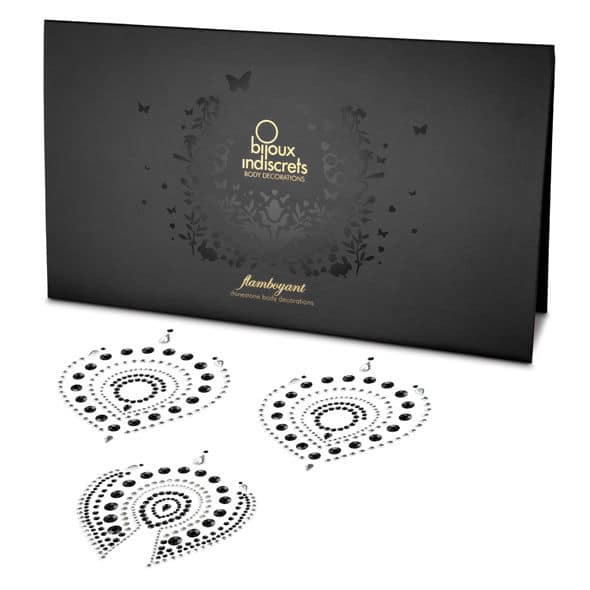 BIJOUX – INDISCRETS FLAMBOYANT NOIR  ARGENT