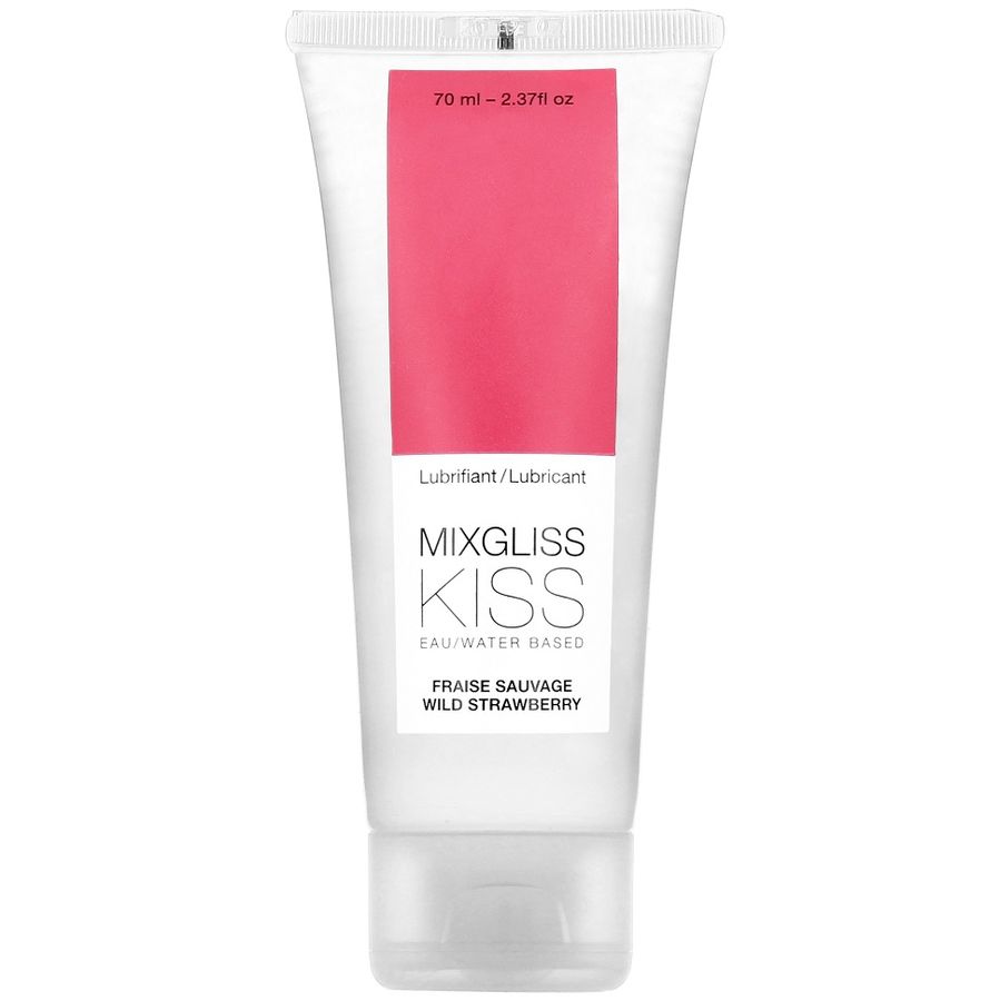 MIXGLISS – LUBRIFIANT BASE D’EAU SAVEUR FRAISE 70 ML