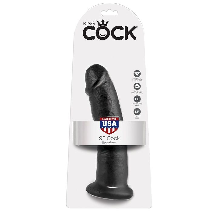 KING COCK – 9 GODE NOIR 22.9 CM